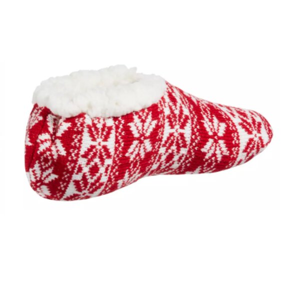 Northeast Outfitters Women's Cozy Cabin Holiday Snowflake Nordic Socks - Picture 2 of 3